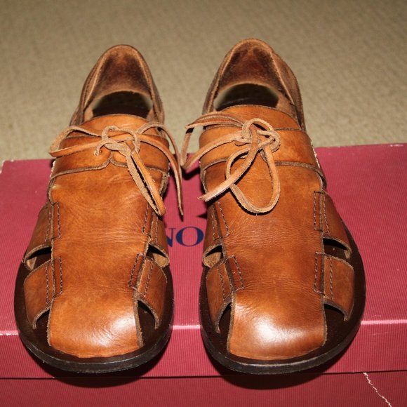 Bruno Magli Handmade in Italy Leather Summer Shoes Sandals Unisex Size 11M main image 5